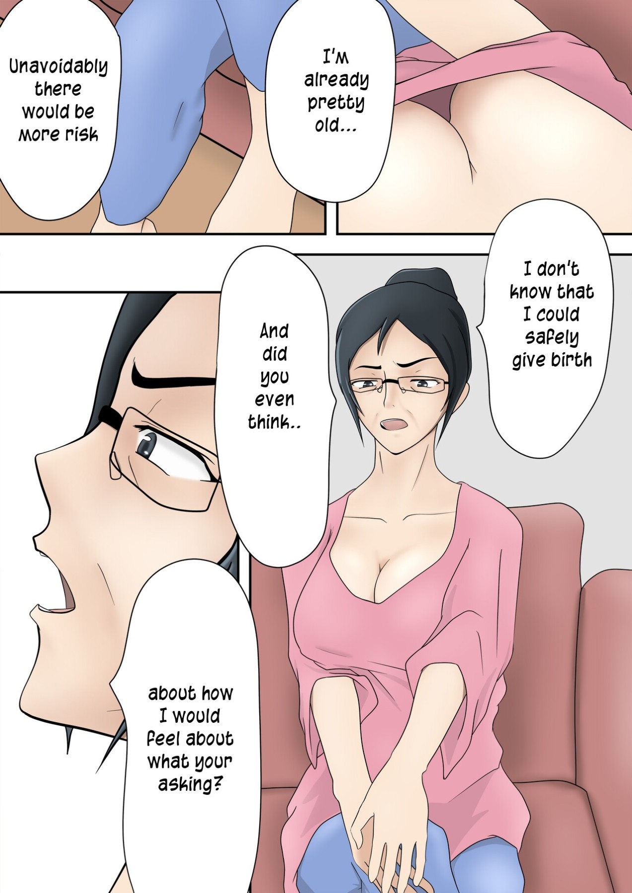 Hentai Manga Comic-The Story of How I Asked My Mother To Be Our Surrogate-Read-4